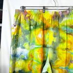 Mainstreet Blues Plus Size 36T Pants Handmade Tie Dye Elastic Yellow Green 1081 Photo 9