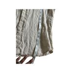 Women's Premium Two Pocket Linen Shirt S 100% French Linen Beige Professional Photo 3