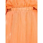 VICI |Orange Kaiga Backless Plisse Dress | Small Photo 2