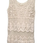 American Eagle Outfitters Ivory Lace dress tank boho Medium Photo 0