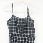 H&M NWT Womens School Girl Academia Plaid Sleeveless Mini Dress Pinafore Size S Photo 4