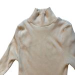 Free People Beach Ivory/Cream Around The Town Ribbed Dress, Sz M Photo 6