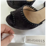 Dee Keller Shoes Womens Size EU 38.5 US 8 Black Suede Ankle Strap Made in Italy Photo 1