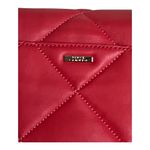 Vince Camuto Doty Red Quilted Leather Crossbody Handbag. Photo 5
