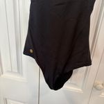 Leonisa‎ Black Macrame Detail Back One Piece Swimsuit Size XS Photo 4
