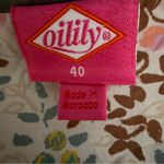 Oilily Olive Green Military Utility Jacket EU 40 Cotton Floral Lined Vintage Y2K Size 8 Photo 11