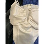 Privy  Women's White V-Neckline Sleeveless Tank Top Size Small Photo 5