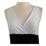 ZENSIE Deliciously Comfortable Everyday Comfort Dress Deep V Neck Pockets Size S Black Photo 4