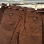 Karen Scott  Brown Belted Shorts Size‎ 16 Photo 3