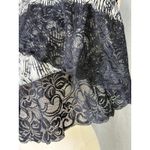 Vintage Delta Burke 2X Lace Trim Slip Dress Chemise Zebra Print Lingerie Plus Black Size XXL Photo 8