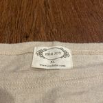 JOYFOLIE MIA JOY Cream Long Sleeve Wide Neck Top Size XL Photo 3