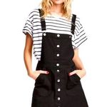 Divided  Black Denim Overall Dress Photo 0