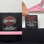 1903 Harley Davidson Forever Black & Red Skull Graphic Tie Side Tank Top Size L Photo 3