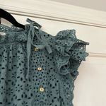 Ulla Johnson  Lucille Midi Dress Atlantic Eyelet Lace Cottagecore Blue Size 4 Photo 8