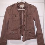 Loft  brown button down jacket Photo 1