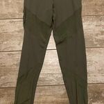 Garage  army green mesh panel leggings Photo 0