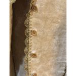 Coldwater Creek Coldwater Creek leather crochet vest womens western cowgirl rodeo Size Large Photo 14