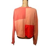 Wild Fable Pink Colorblock Cropped Long Sleeve Crew Neck Sweatshirt BRAND NEW Photo 7