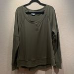 Columbia  Women’s Green Thermal Knit Henley Style Shirt Size XL Photo 1