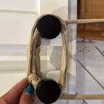 Toms Crossbody Bag Tassel suede Canvas Magnetic Closure Aztec Print Cream Photo 4