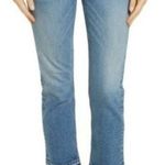 Veronica Beard Size 30 Ines Girlfriend Jeans Cropped Pipeline Wash Fray Hem Photo 0