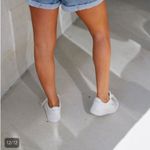 These Three Boutique  Washed Roll Up Shorts - Denim Photo 2