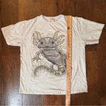 Cute graphic print tee shirt, unisex, size L Black Size L Photo 4