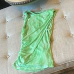 ZARA Green Gradient Toned Mesh Ruched Top Size XS Photo 0