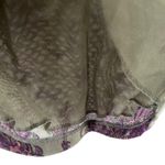 CHAPS Vintage 90s Top Size M‎ Earth Fairy Bohemian Y2K Sheer Paisley Lightweight Photo 8