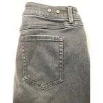 CAbi #3387 Destructed Slim Boyfriend Distressed Black Jeans Women's Size 2 Photo 8