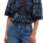 Free People  Bali Tate Mixed Media Bodysuit Photo 0