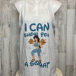Disney WOMEN SIZE LARGE  JASMINE RINGER TANK TOP T-SHIRT FOR WOMEN Photo 0