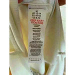 Topshop NWT Cream Ribbed Marquis Cutout Bodysuit, size M Photo 10