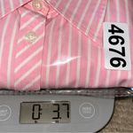 Lilly Pulitzer  Vintage Women’s 6 Pink White Striped Button Up Long Sleeve Shirt Photo 5