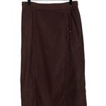 White Stag Vintage Y2K  Stretch Skirt Brown Faux Suede Size 10 Western Bohemian Photo 0