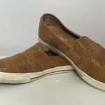 Ralph Lauren Lauren Jinny Woven Slip On Sneaker Tan size 8 Photo 4