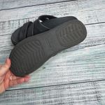 Black Boca Strappy Wedge Slide Sandals – Dual Crocs Comfort 8 Photo 3