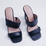 Cole Haan Leather Reina 2 Chunky Heels Photo 2