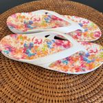 Crocs  Colorful Splatter Flip Flops Photo 3
