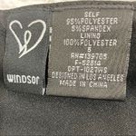 Windsor strapless mini dress, black tan color block with pleated skater skirt Photo 3