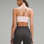 Lululemon Like A Cloud Longline Bra, Light Support B-C Cup Strawberry Milkshake Photo 1