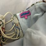 Edikted  Floral Tapestry Lace-Up Back Strapless Minidress, Small, Bodycon Mini Photo 6