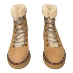 J.Crew  Nubuck Nordic Crepe Sole Wedged Lace Up Winter Bootie Size 12 Photo 3