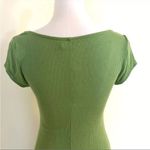 Abercrombie & Fitch Green Ribbed Cap Sleeve Knee Length Dress Size S NWT Photo 13