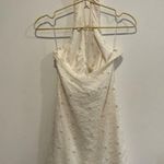 Oh Polly White Embellished Deep Plunge Mini Dress Photo 5