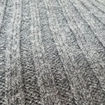 Garnet Hill Cardigan Sweater Small S/M Gray Open Front Ribbed Long Sleeve Knit Photo 3