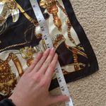 NWT Elegant Black and Gold Scarf bandana Photo 2