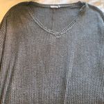 Out From Under oversized cozy thermal v-neck top Photo 0