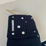 Michael Kors NWT Women’s Glove and Hat Crystal Embellished Black Set Photo 4