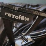 Retrofête Retrofete Ludlow Dress in Black Large NWT Crystals Corset Strapless Mini Photo 9